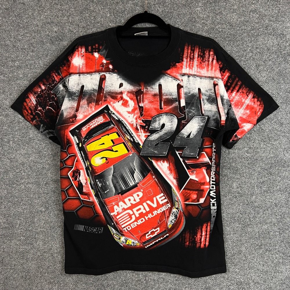VTG Jeff Gordon NASCAR Chase Authentic Drive to End Hunger All Over Print‎ Shirt